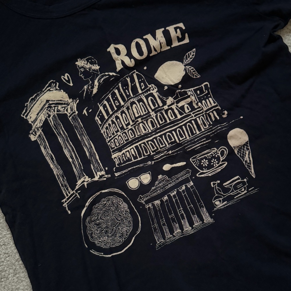J. Crew Navy “Rome” T-Shirt - Picture 2 of 4